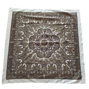 ECHO 100% cotton square scarf made in Japan